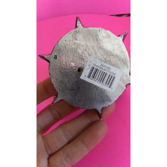 Design Toscano Dragons of Corfu Castle Mystic glass globe 5.5" h x 4" w - Picture 4 of 4